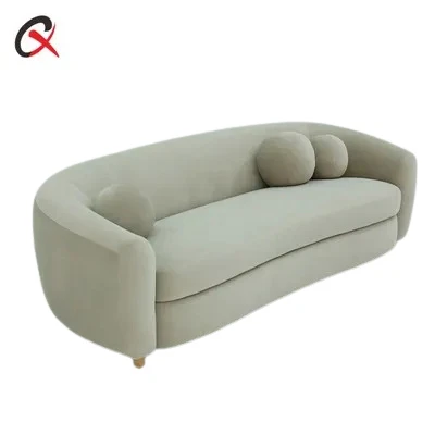 large 3 seater fabric sofa