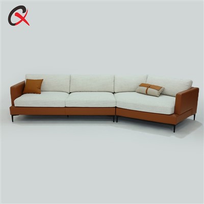 Genuine Leather Corner Lounge Suites