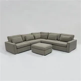 Velvet Chaise Sectional